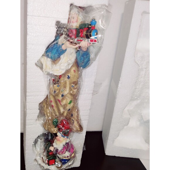 Vintage Lenox 2002 Pencil Santa "The Toy Maker" Pencil Santa Collection NEW - Picture 7 of 14